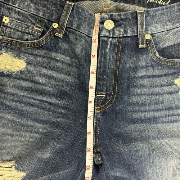 7 For All Mankind A Pocket Jeans Style AU130Y525A Medium Rise 26 Womens Y2K - Picture 13 of 16
